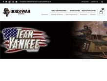 Tablet Screenshot of dogsofwargaming.com